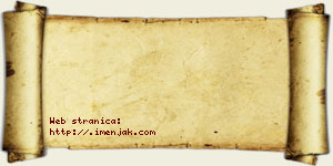 Danica Bebić vizit kartica